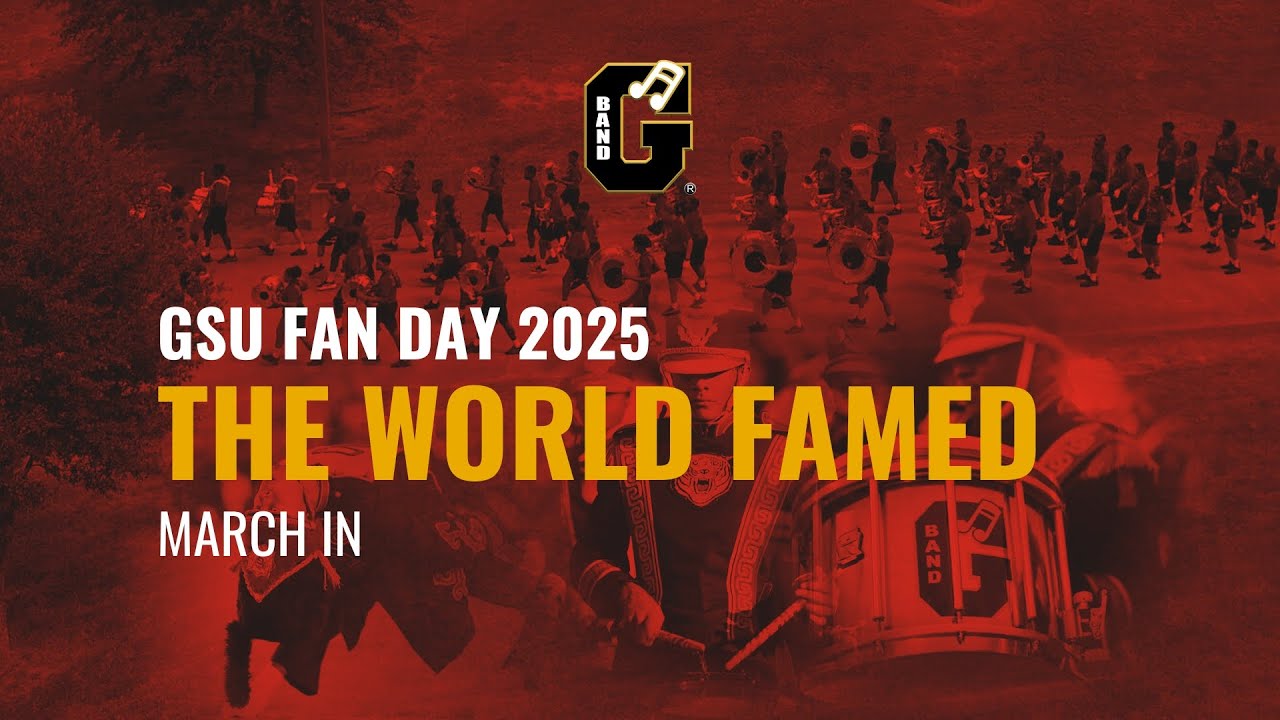 World Famed Marching Tigers March-In | Fan Day 2025 at Grambling State University 🎺🎉