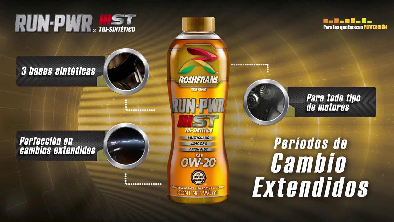 Conoce nuestra línea de aceites RUN- PWR