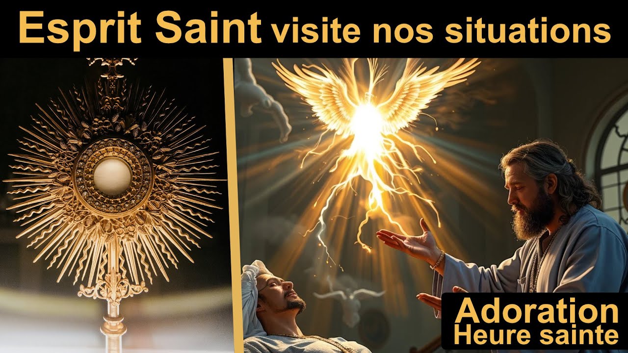 Esprit-Saint Viens visiter toutes nos situations  Adoration dans l'esprit de Medjugorje 
