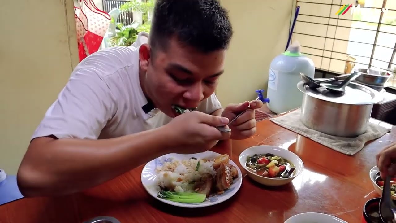 Easy cooking Pork Stew Rice & Pickled Mustard Green Soup