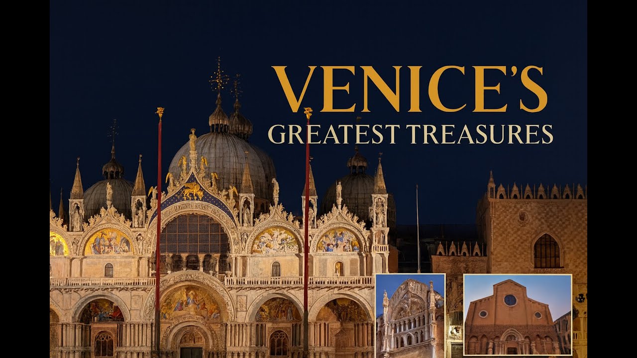 Iconic Venice Italy Travel Guide 🇮🇹|  St. Marks Basilica, Doge's Palace & The Frari Church