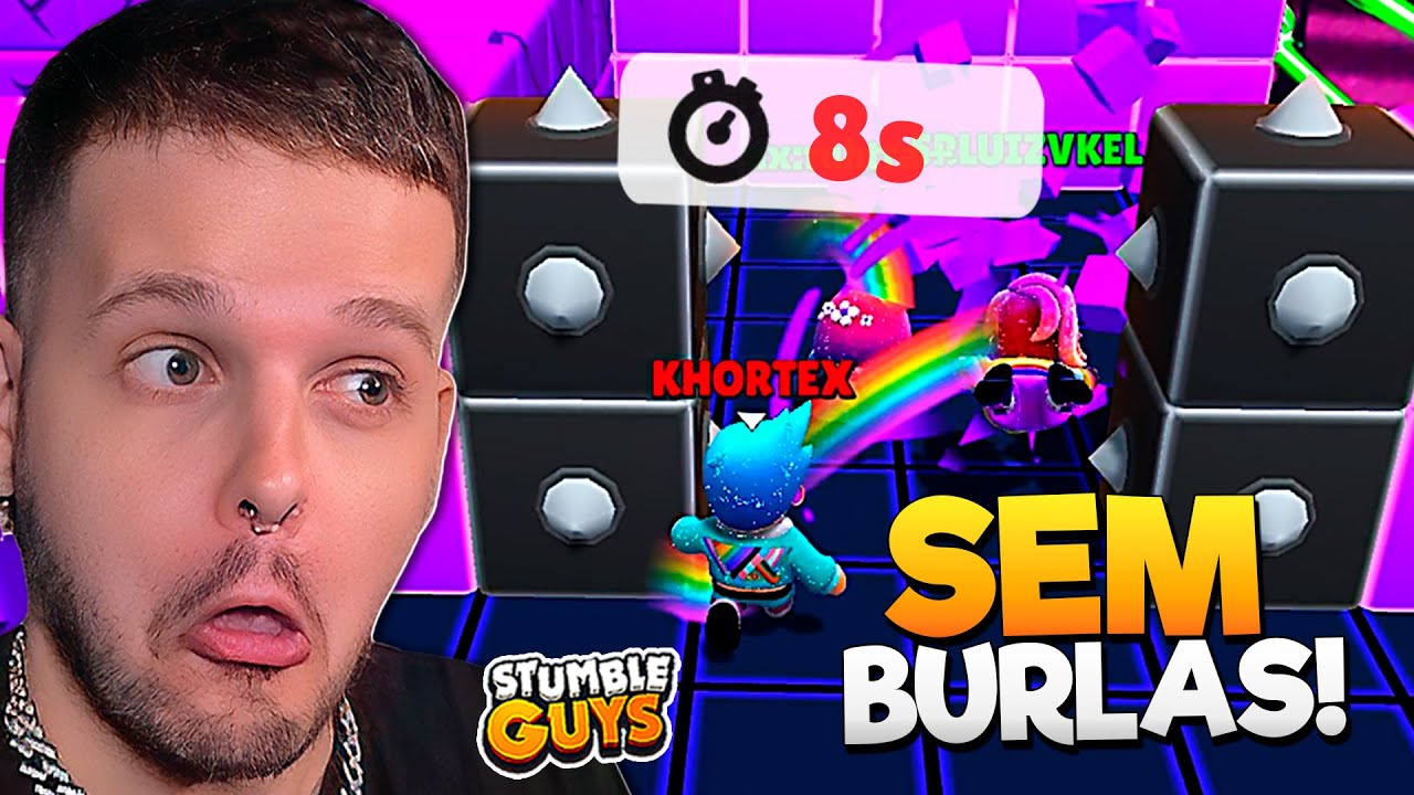😱 ZERANDO BLOCKDASH SEM USAR NENHUMA BURLA!!! (MUITO DIFÍCIL) 🔥 STUMBLE GUYS ‹ KHORTEX ›