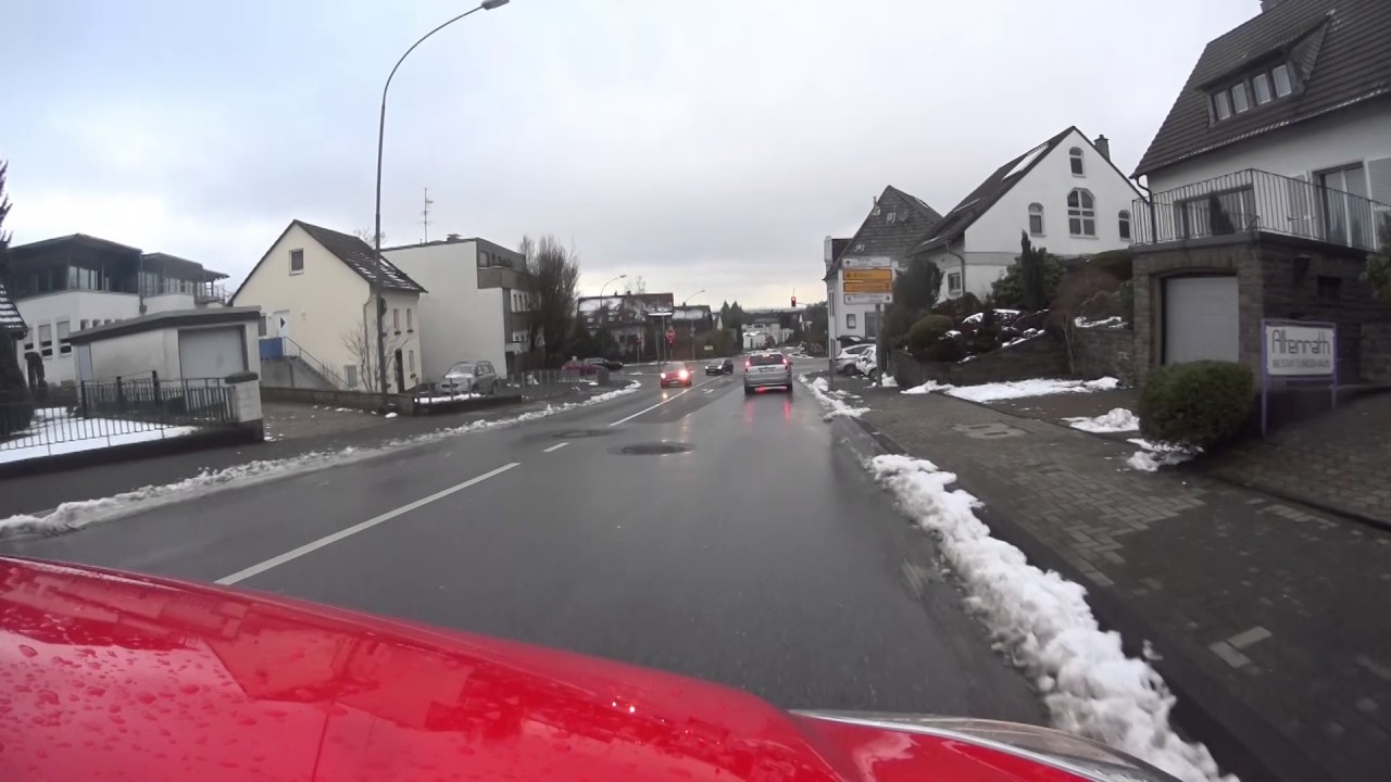 Autofahrt von Moitzfeld nach Bergisch Gladbach | Sony HDR-AS50 | Ford Focus MK3