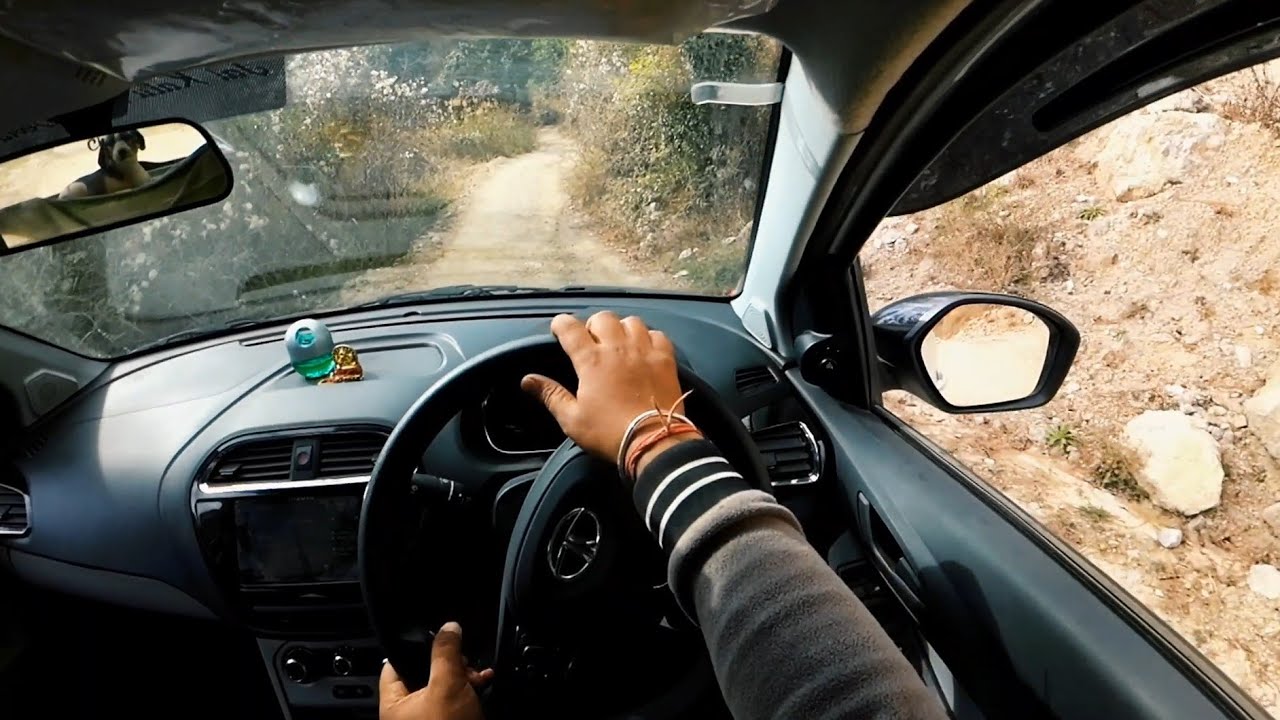 POV : Driving Tata Tiago on rough hilly roads | Tata Tiago #tatamotors