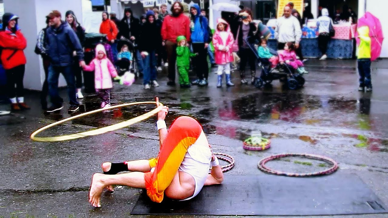 Best Street Performance Ever Hula Hoop Dancer at Folklife Festival