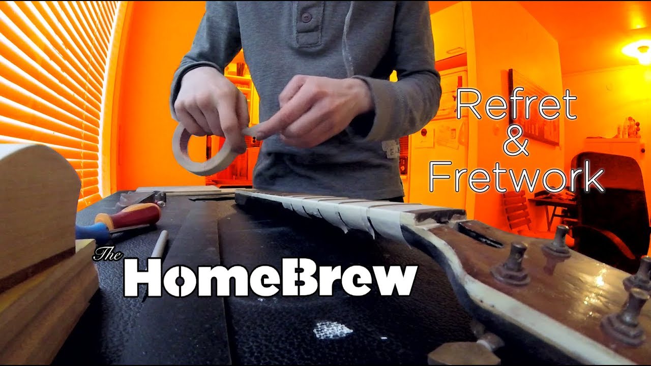 How To Refret A Guitar  [EASY and MINIMAL TOOLS TUTORIAL]