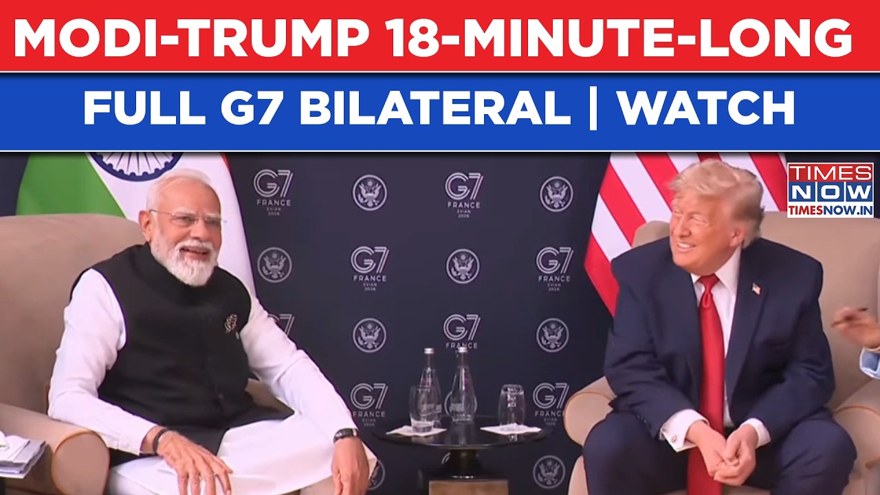 Modi-Trump Full 18-Minute-Long G7 Bilateral Meet, US President Showers Praises, Smiles & More