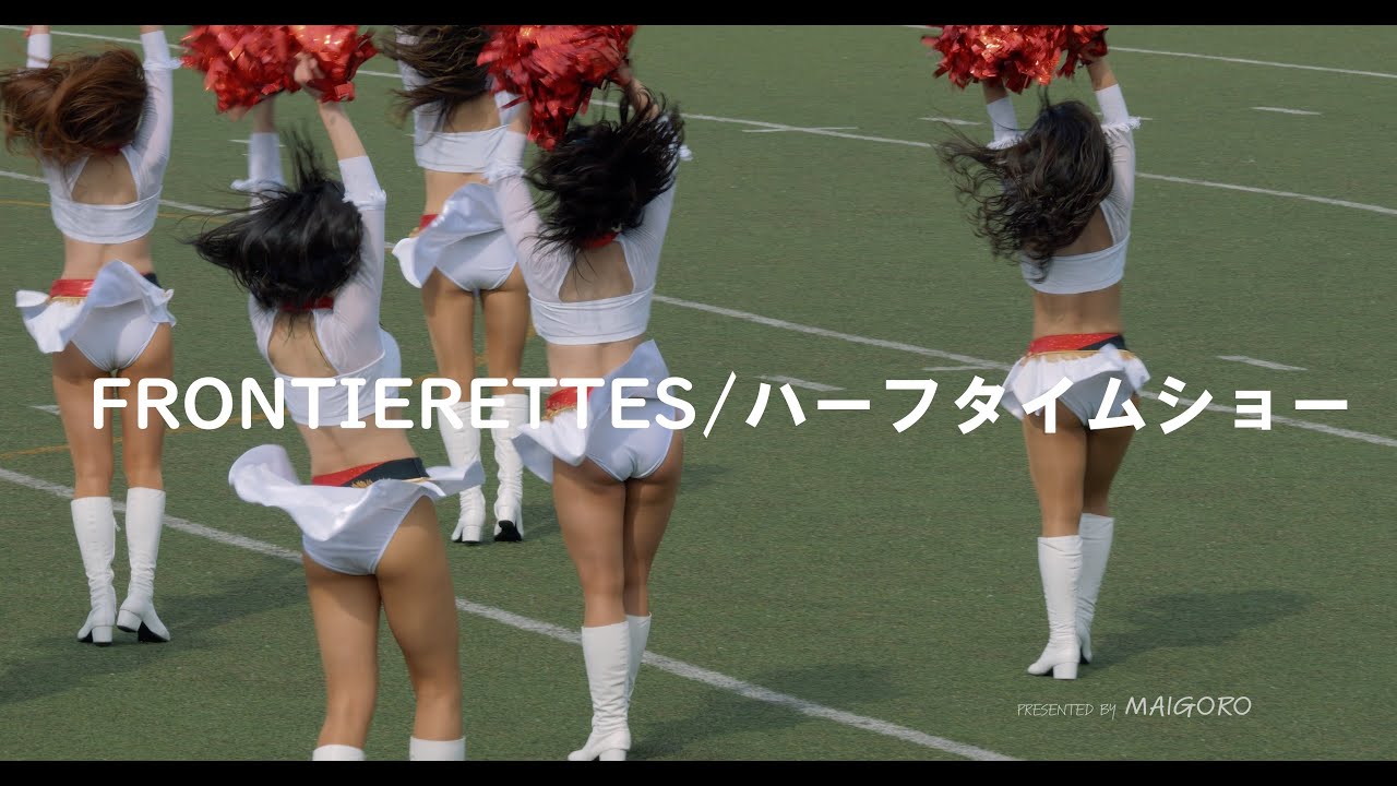 【富士通チア】まずはお姉さんたちの演技から！／ハーフタイムショー