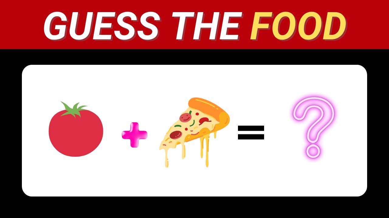 ️‍♀️ Emoji Mystery: Can You Solve These Food Puzzles? Fun Quiz Challenge! #puzzles