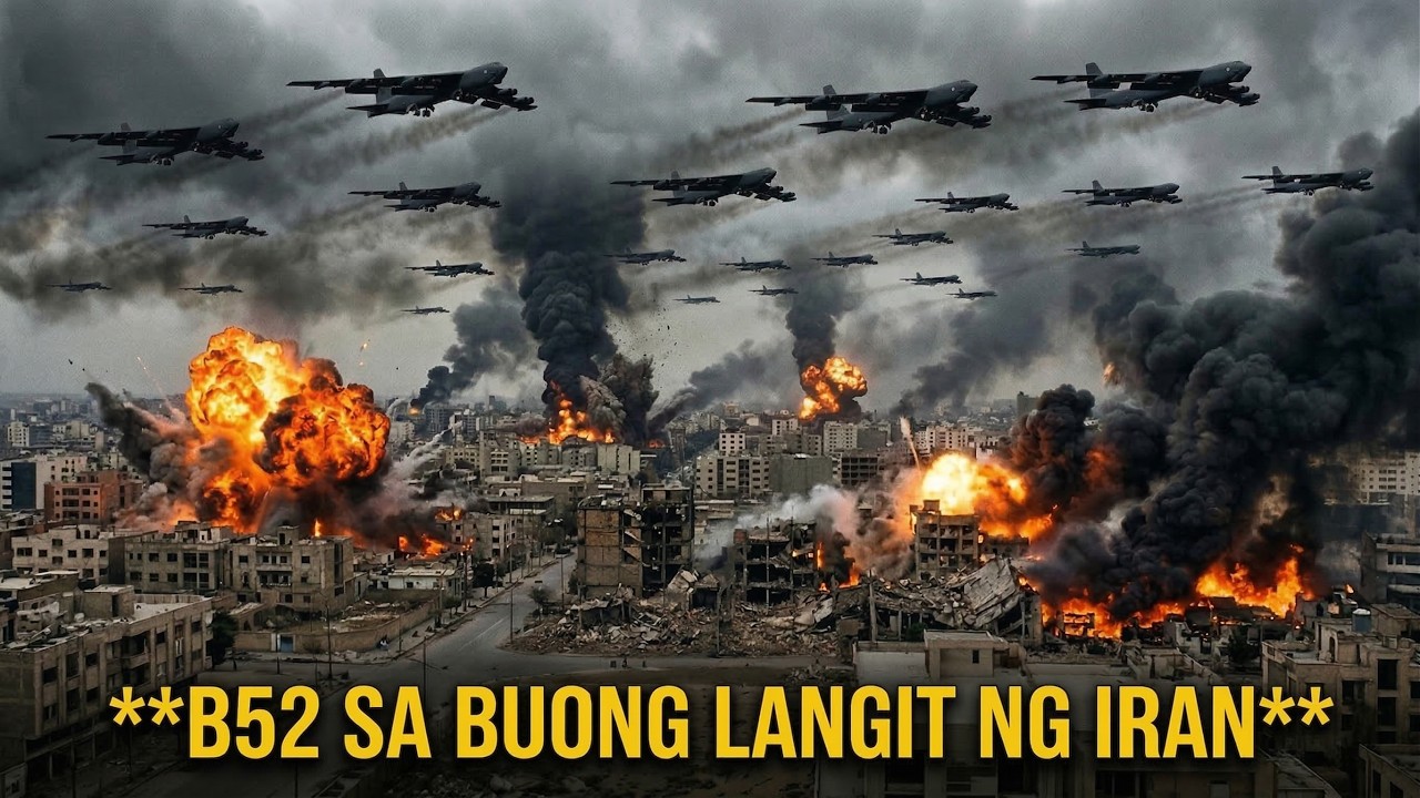Binomba ng US Air Force ang Iran, tinakpan ng B-52 ang langit ng Tehran sa dagat ng apoy
