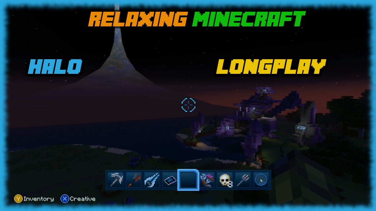 Minecraft Halo Edition - Relaxing Longplay (Relax, Study, Sleep) [No Commentary]