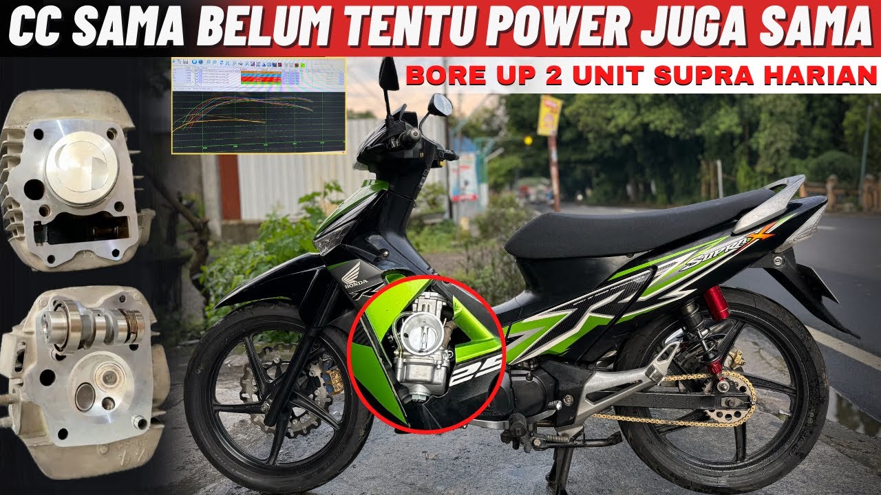 BORE UP SUPRA PISTON 58MM HARIAN TOURING