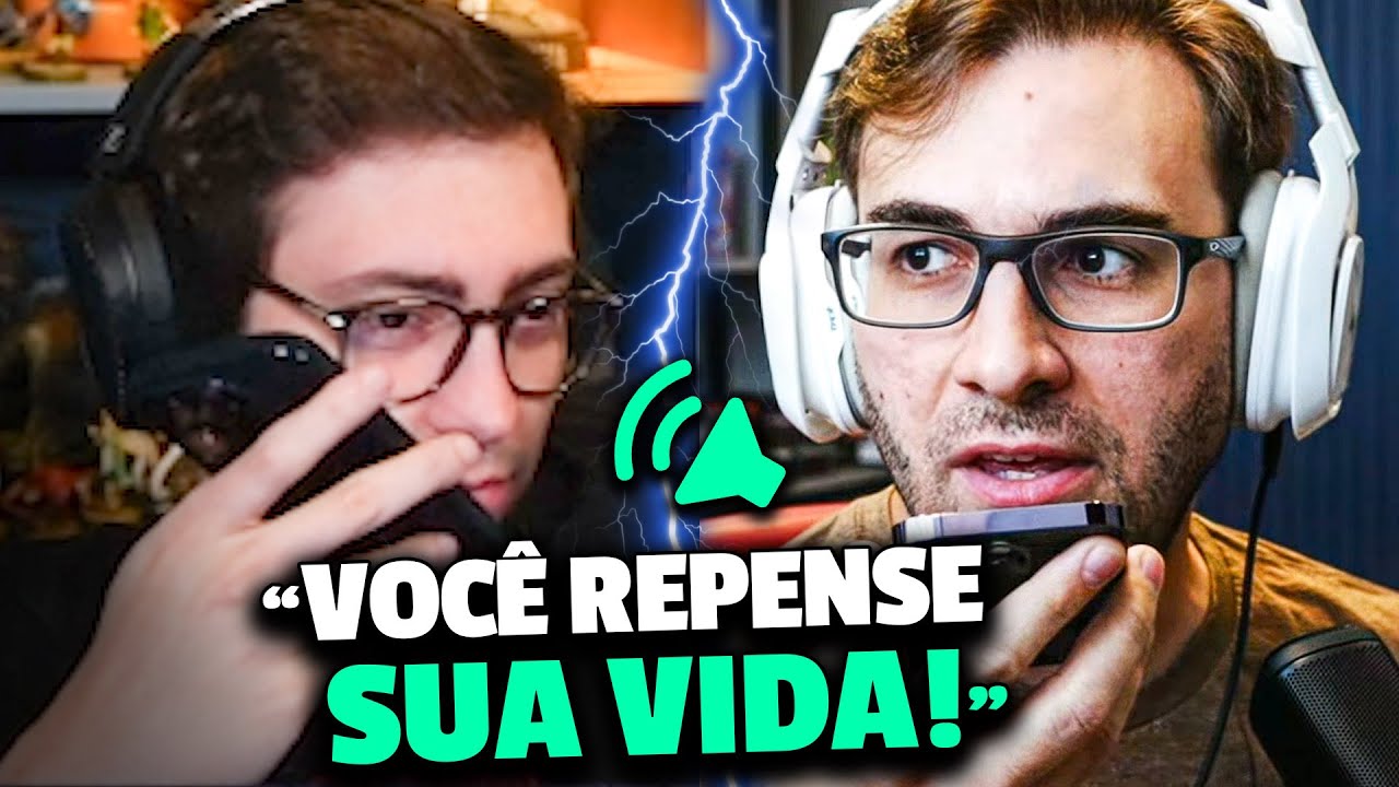 BRKsEDU e ALANZOKA trocam áudios AMEAÇADORES em LIVE!