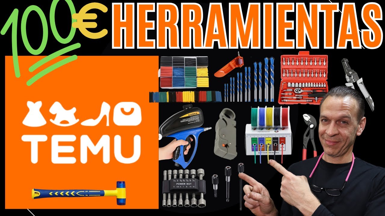 100 EUROS EN TEMU, ¿Merece la pena las HERRAMIENTAS? Grandes Gadgets Para El Taller Y manitas.