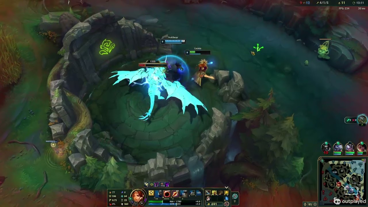 League of Legends Match 15 Leona