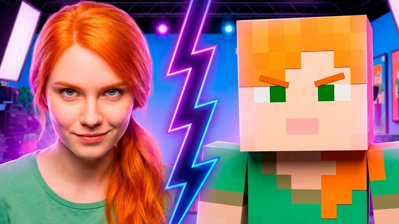 MINECRAFT Was Real? 🎵 (Steve, Creeper, Alex, Slenderman & More)