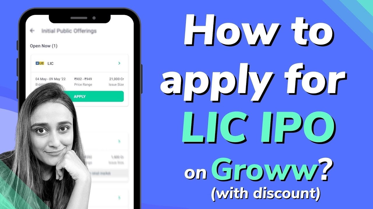 How to apply for LIC IPO on Groww? | Apply as policyholder and retail investor