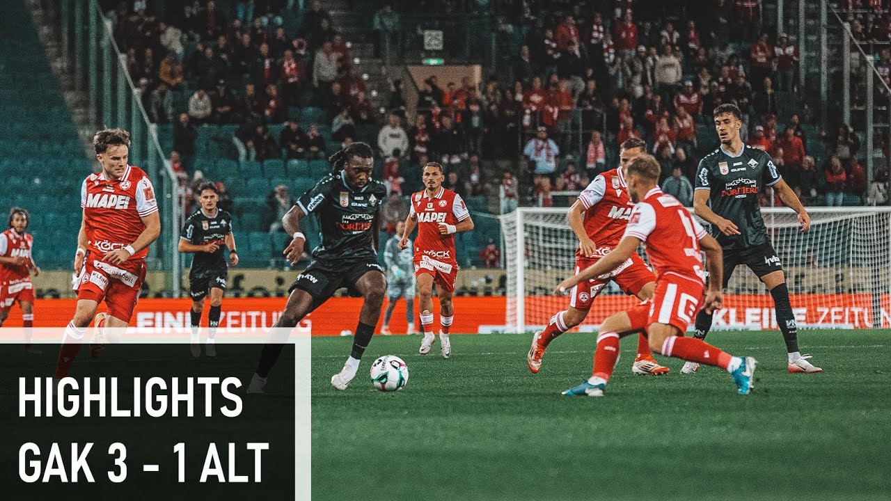 Highlights | Admiral Bundesliga 12. Runde | Grazer AK vs. SCR Altach