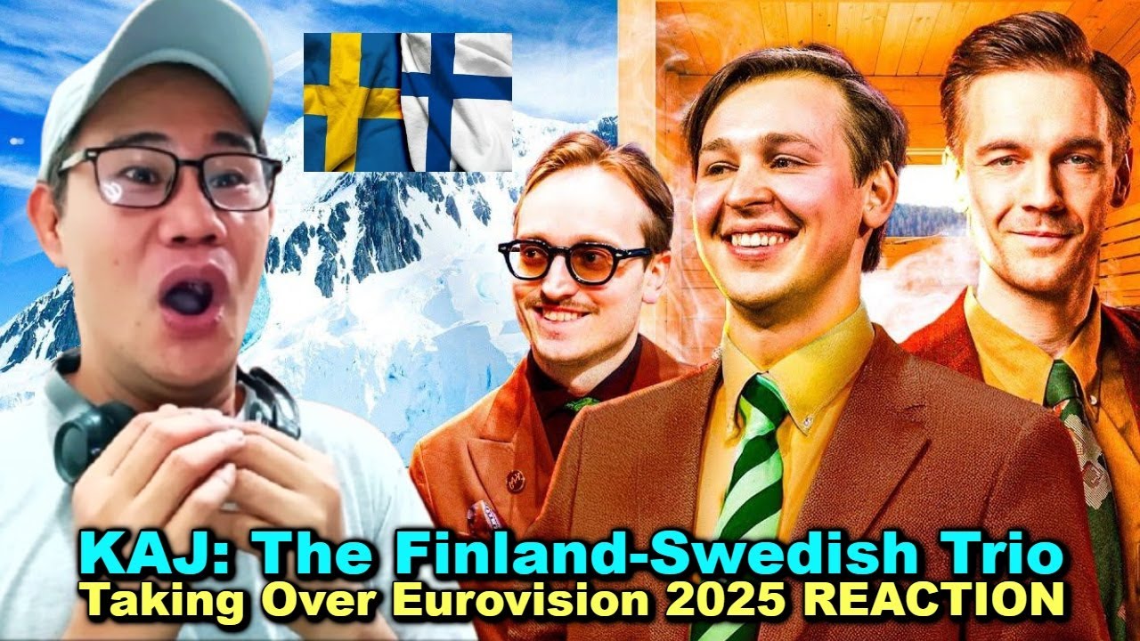 KAJ: The Finland-Swedish Trio Taking Over Eurovision 2025 REACTION