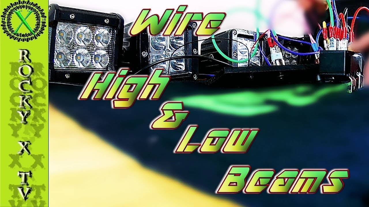 How To Wire High and Low Beam Lights