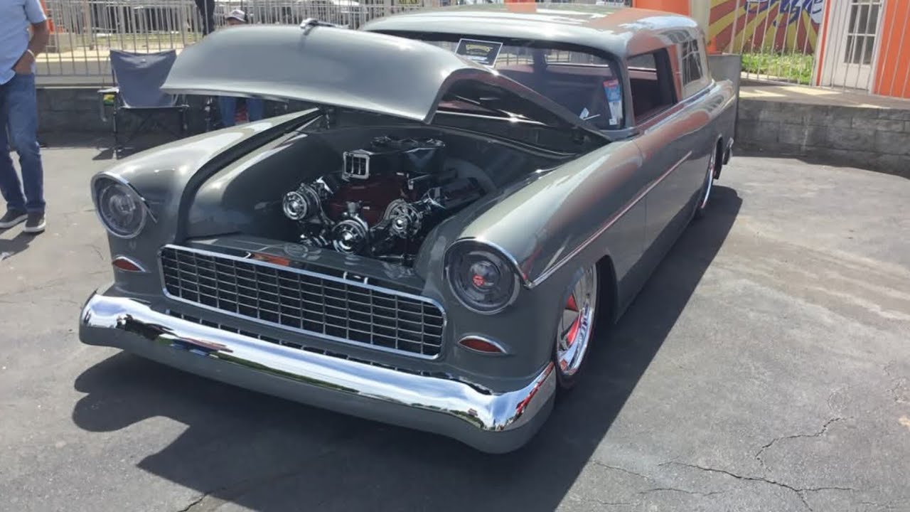 Chevrolet Nomad 1955 года, обладатель премии RIDLER Award 2025 на выставке The Detroit Autorama #...