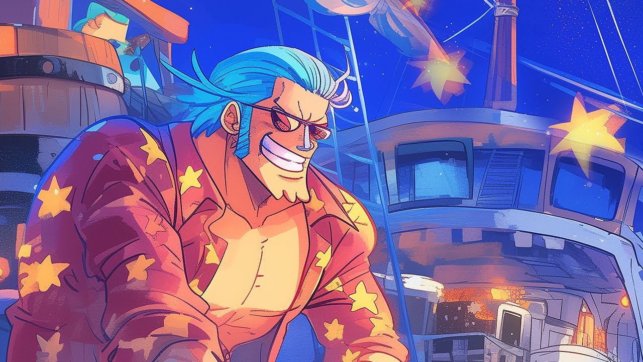 Relax Night w/ FRANKY on the Thousand Sunny: Boat Carpentry & Seashore | ONE PIECE ASMR | NijiSound♪