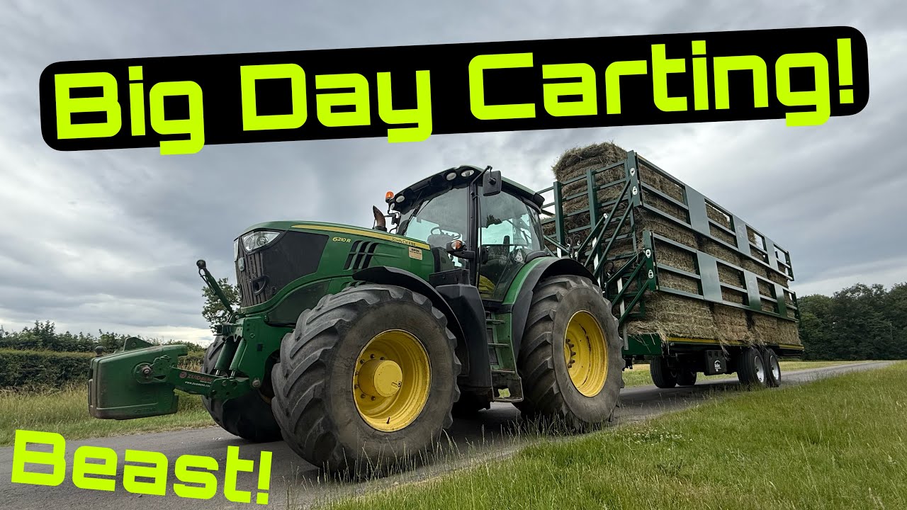 Straw 2025 has Started! Busy Farming! John Deere!