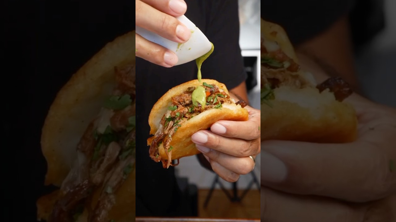 Venezuelan Arepas Carne Mechada w/ Guasacaca Recipe🇻🇪