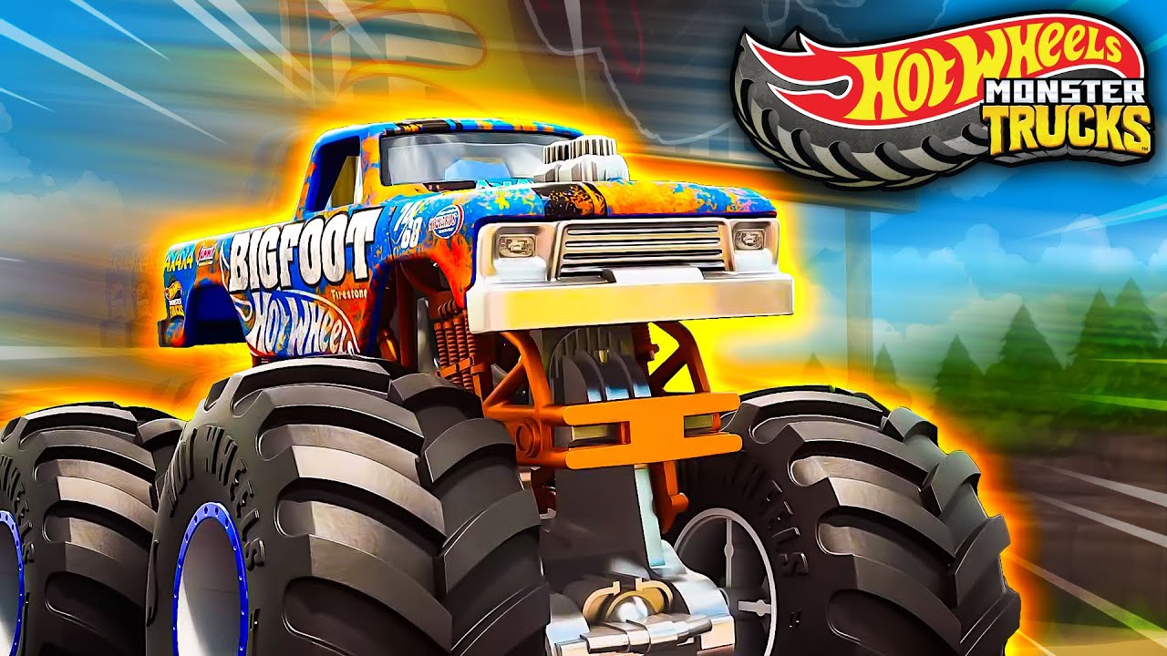 Hot Wheels Monster Trucks: Corridas Smash & Crash com o Bigfoot!