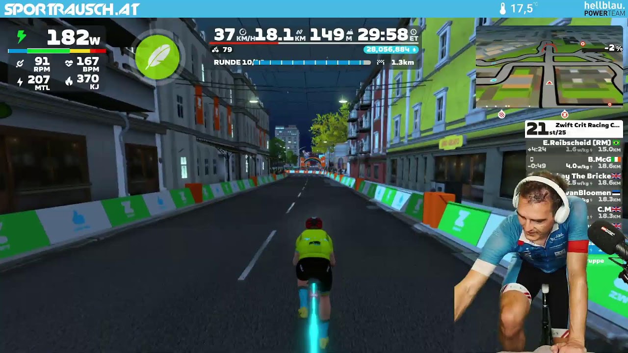 ZWIFT - LIVE Racing - Crit City Course