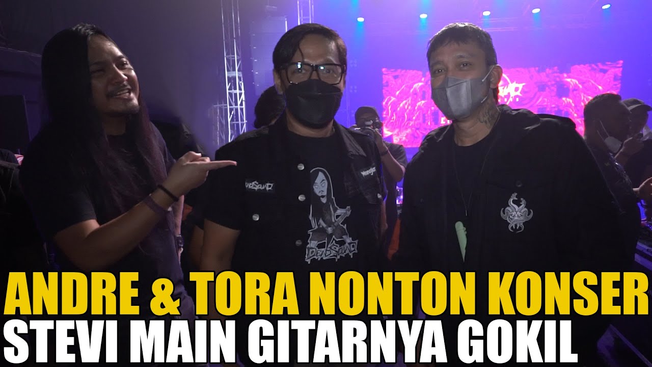 ANDRE & TORA NONTON KONSER DEADSQUAD.. STEVI ANAK METAL SEJATI