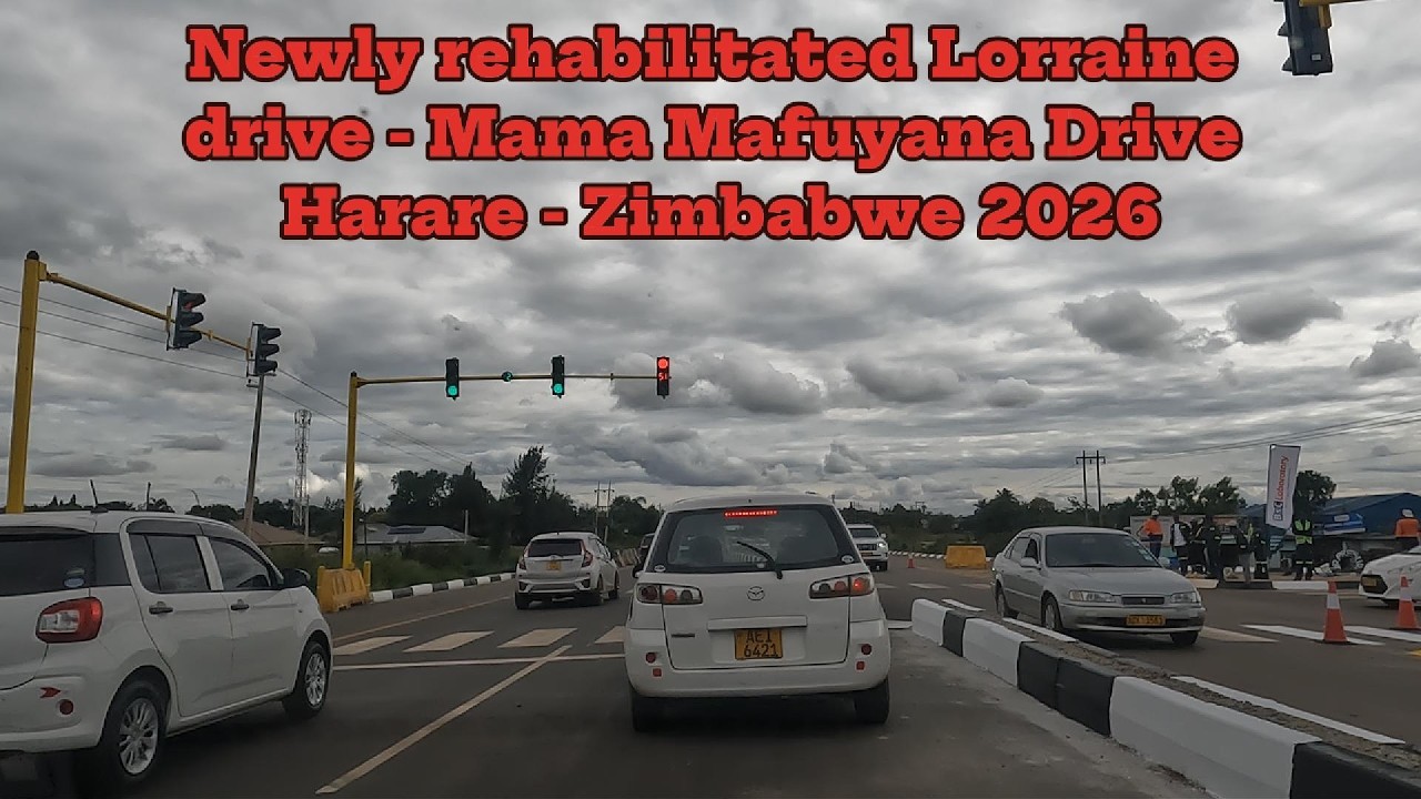 Lorraine Drive  opened to traffic in Harare - #zimbabwe #roads #construction #economy #mindset 
