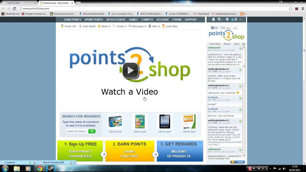 Points2shop - Tips and Help