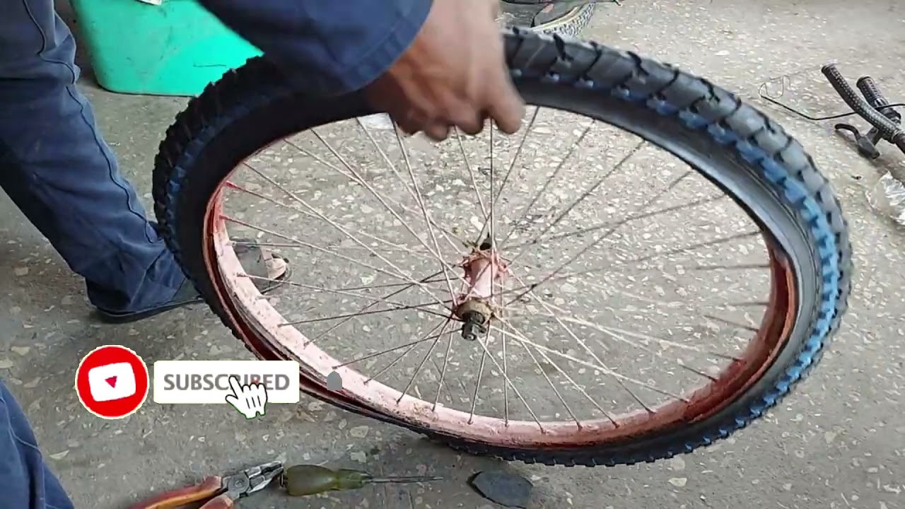 🔴ازااى تركب كاوتش العجلة زى الخواجه👌 ||||كيفية تركيب كاوتش العجلة