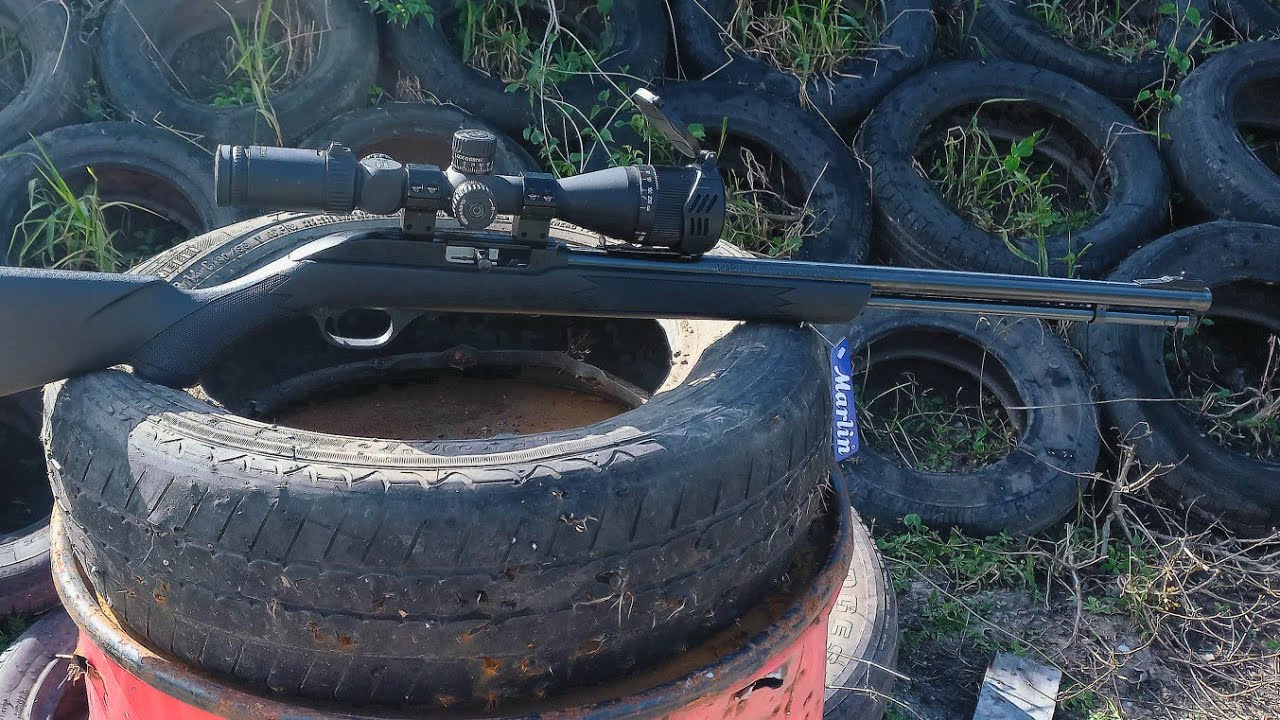 Presentación, montado de mira telescopica y prueba de carabina Marlin modelo 60 cal. 22lr.
