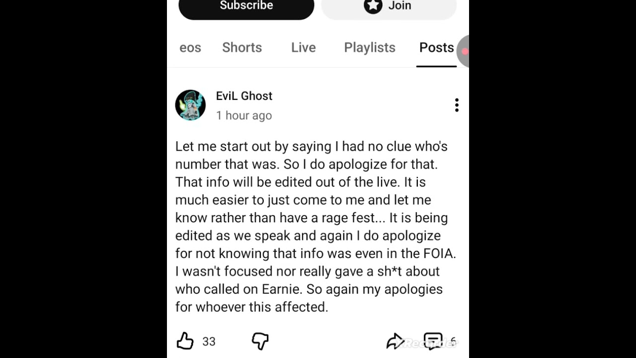 My opinions and thoughts about tonight! Doxxing is wrong!!!!