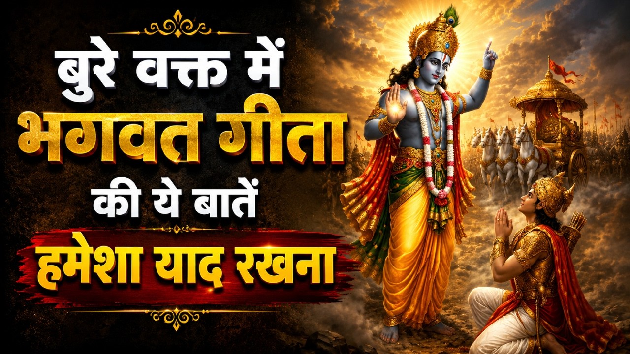 सम्पूर्ण गीता सार 39 मिनट में | Geeta Saar | Shree Krishna motivational speech |#krishnamotivation