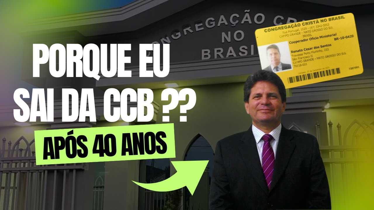 CCB - EX Coopedaor 30 anos, Meu relato porque sai da CCB. #ccb #ccbhinos