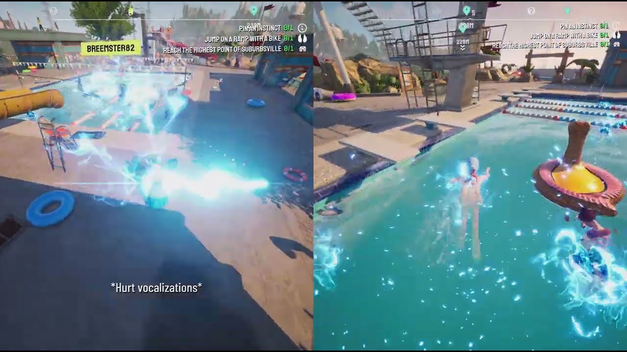 Goat Simulator 3 the electrifying pool party