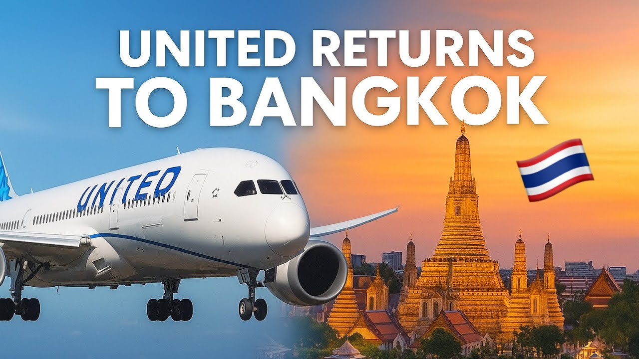 United Airlines FIRST FLIGHT to Bangkok in 11 Years 🇹🇭