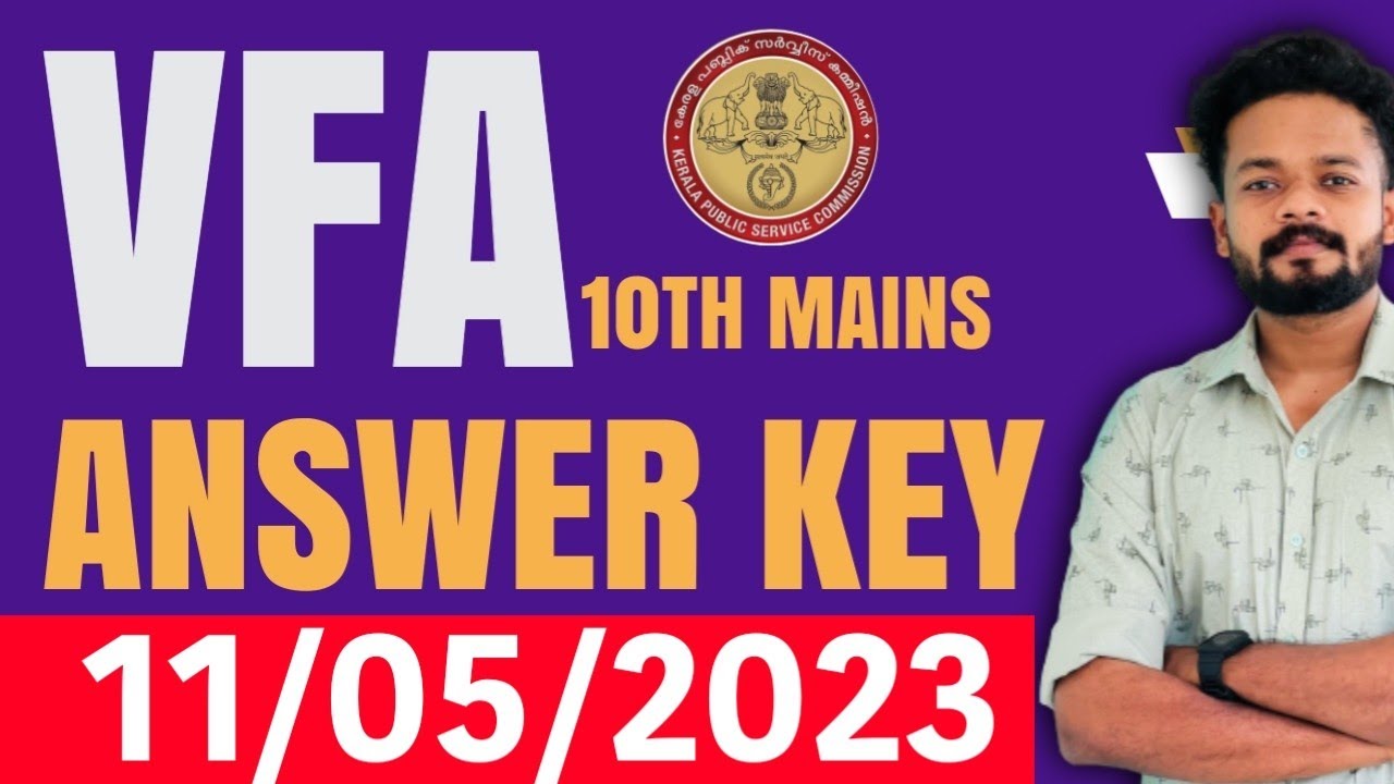 📢VILLAGE FIELD ASSISTANT ANSWER KEY💥VFA ANSWERKEY | VFA MAINS | VILLAGE FIELD ASSISTANT ANSWERKEY