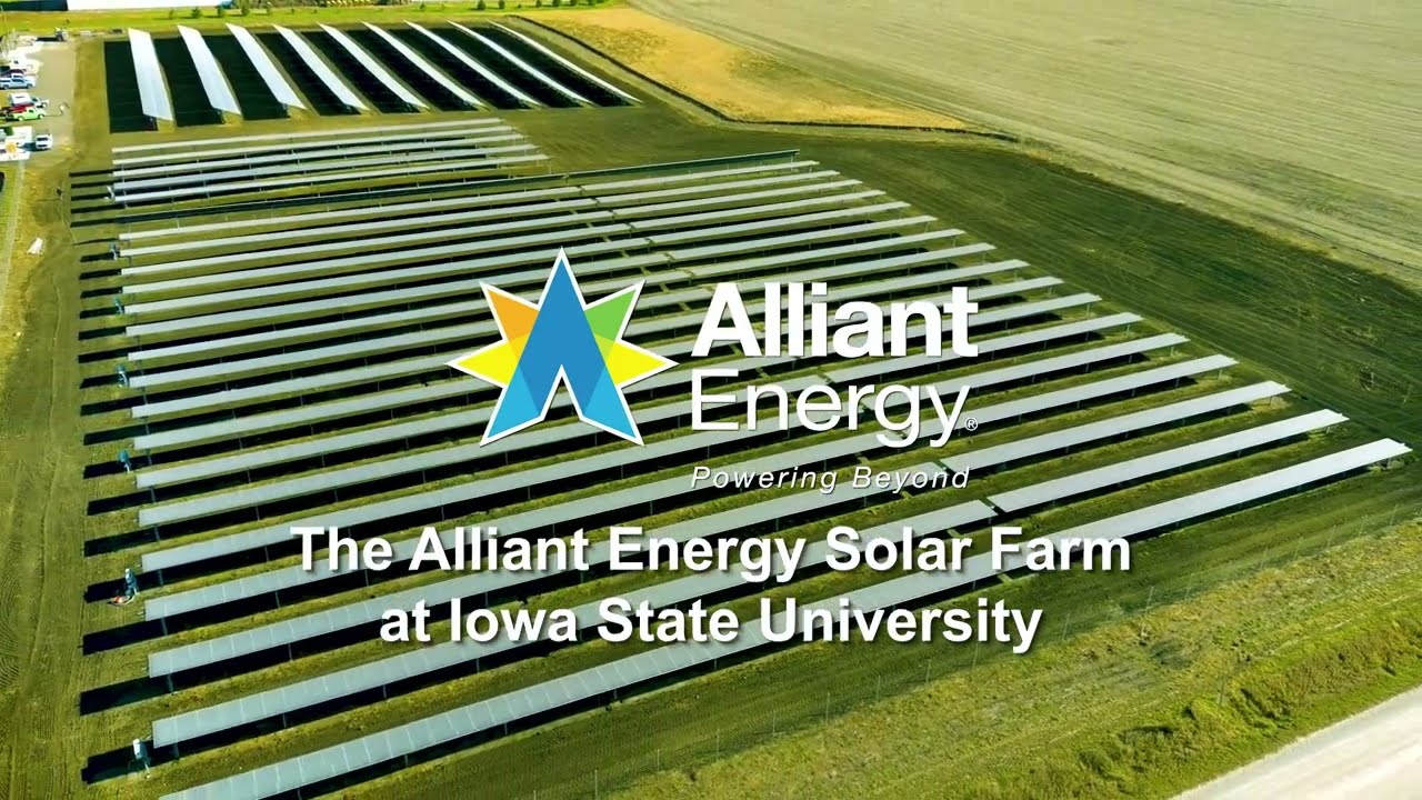 Agrivoltaic Research | Alliant Energy Solar Farm at Iowa State University
