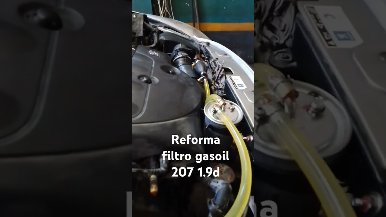 Reforma de filtro gasoil para 207 1.9d #automobile #diesel