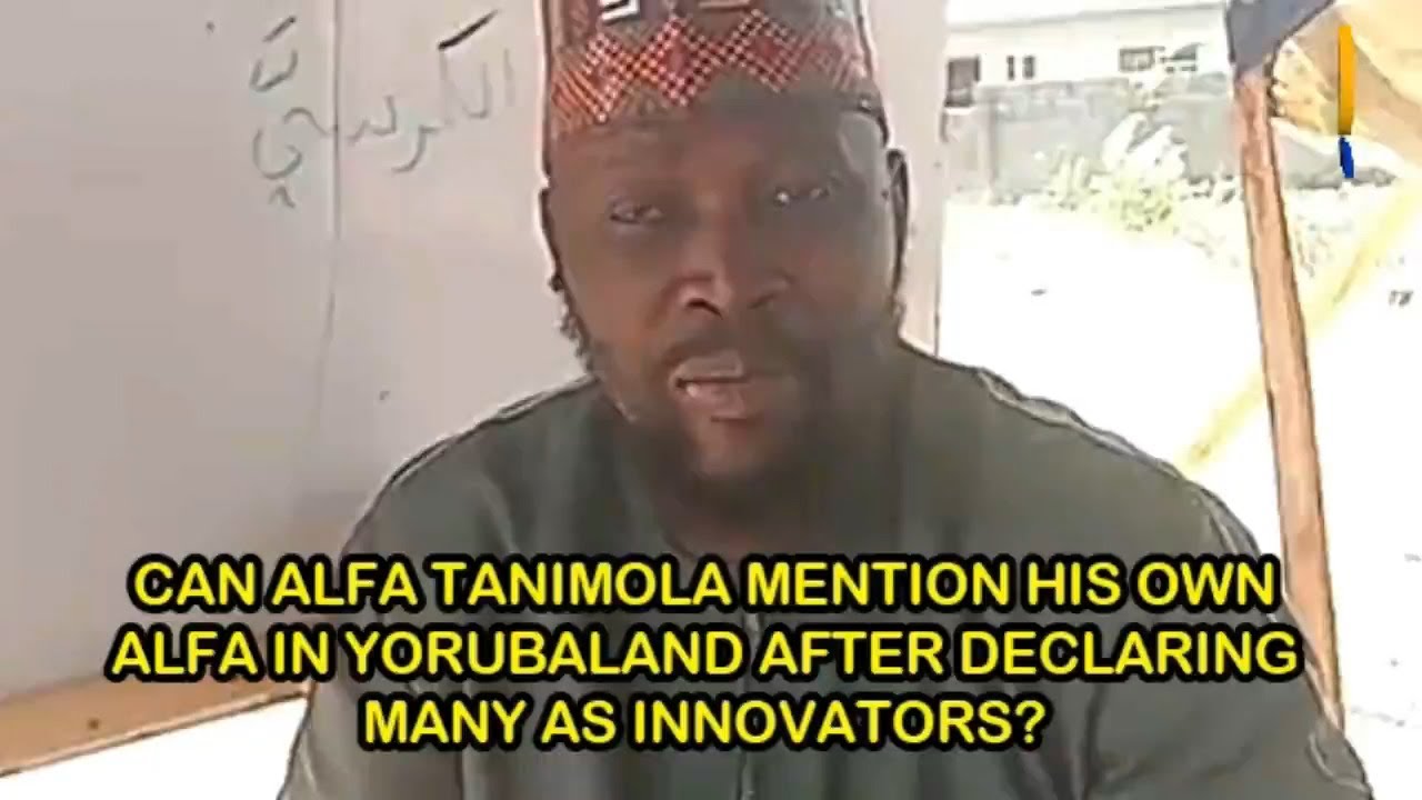 CAN ALFA TANIMOLA MENTION HIS OWN ALFA IN YORUBALAND AFTER DECLARING MANY AS INNOVATORS?