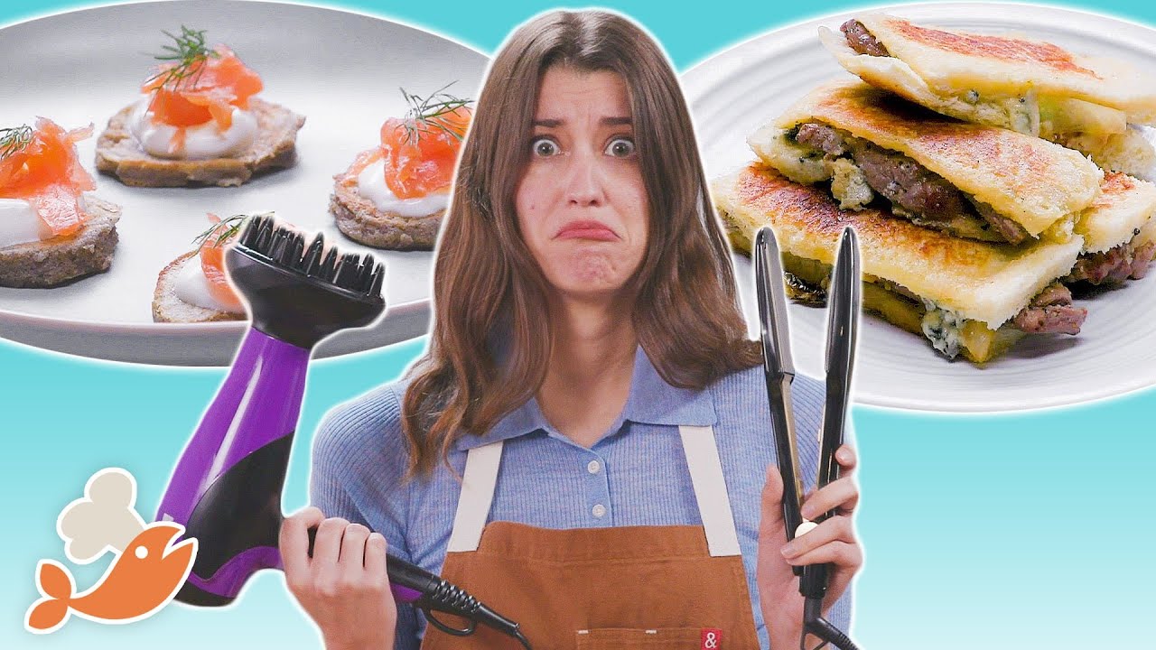 Can This Chef Cook A 3-Course Meal With Hair Tools? &bull; Tasty