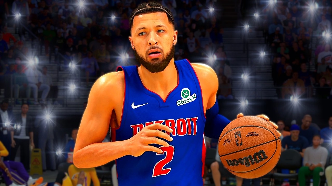 Реалистичная игра за Кейда Каннингема и «Детройт Пистонс» в NBA 2K26. Играйте онлайн прямо сейчас...