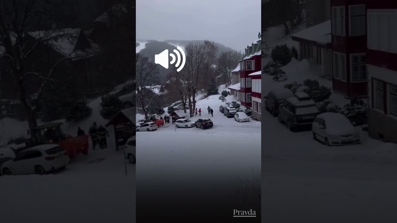 Keď sa cesta na svah zmen&iacute; na boj o život: Video zo &Scaron;pindlerovho Mlyna nah&aacute;ňa hr&ocirc;zu