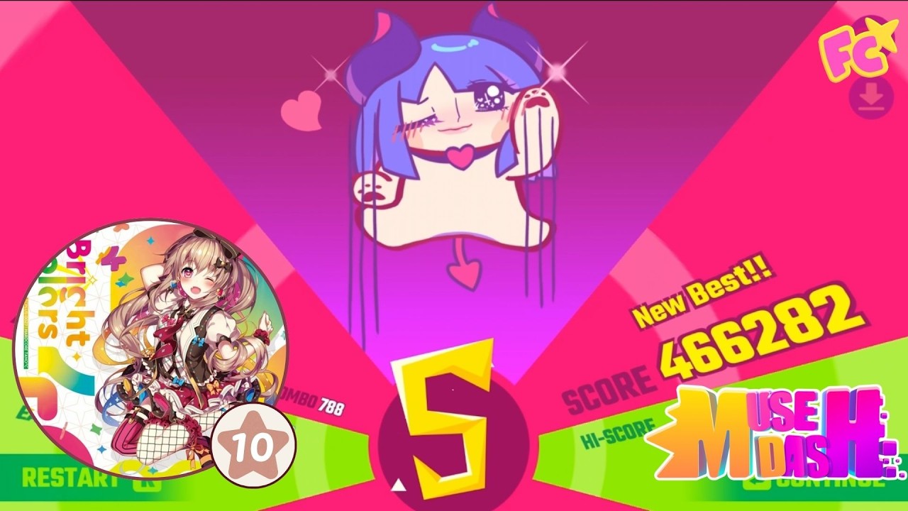 【Muse Dash Custom】Try Again (CUSTOM 10★) All Perfect