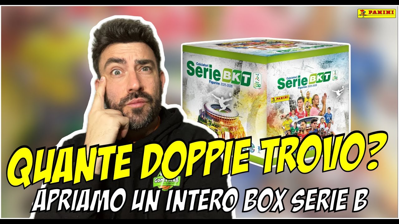 Ho aperto un INTERO BOX da 36 bustine di SERIE B Panini: 180 figurine! Quante sono le doppie?