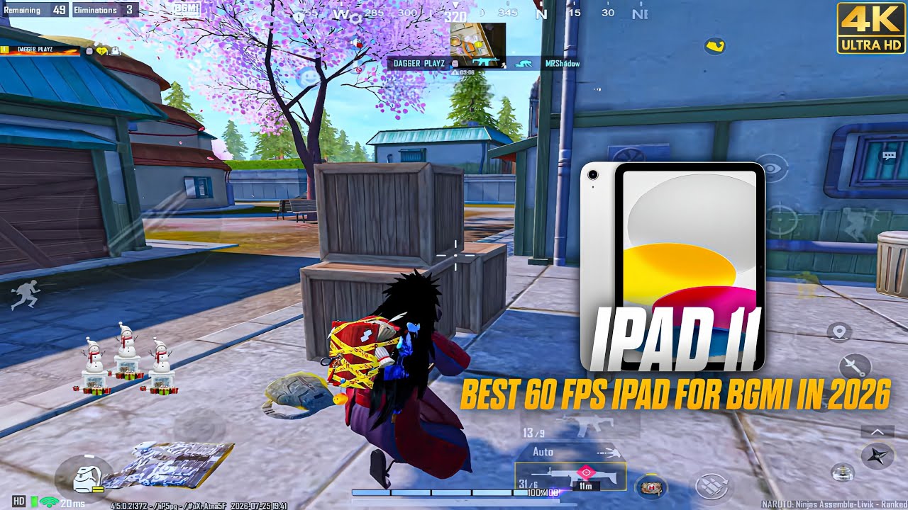 iPad 11 A16 BGMI Graphics Test (HD + EXTREME)🔥| PUBG Mobile Gaming 2026 | Best 60 Fps iPad in 2026